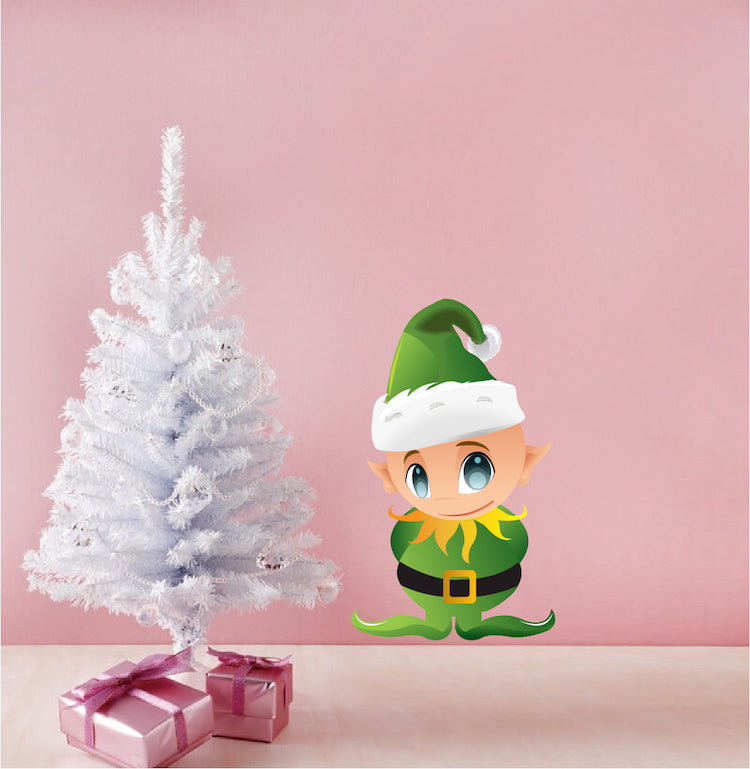 Christmas Elf Wall Decal