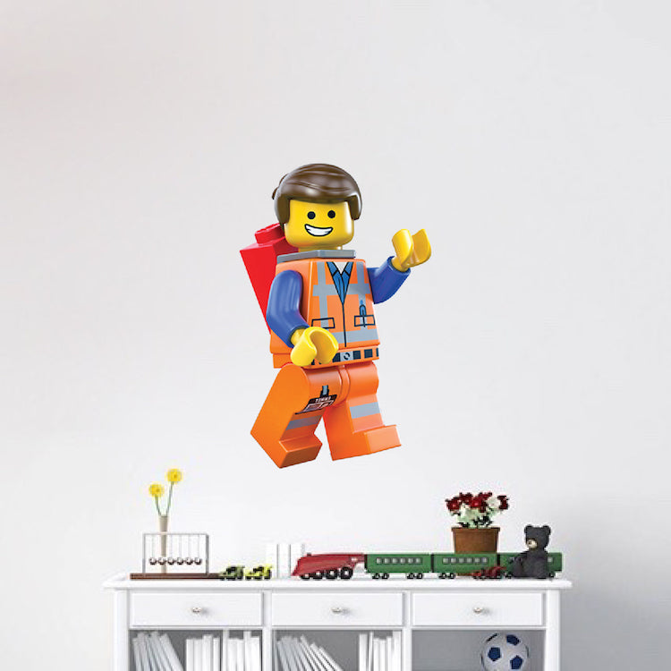 Construction Worker Wall Decal