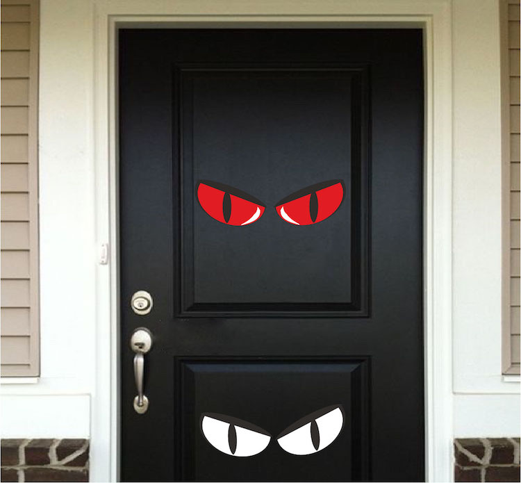 Scary Eyes Wall Decal