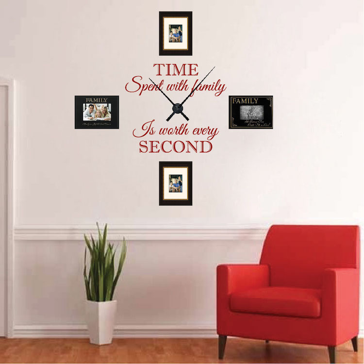 Family Time Wall Quote Decal - view 3
