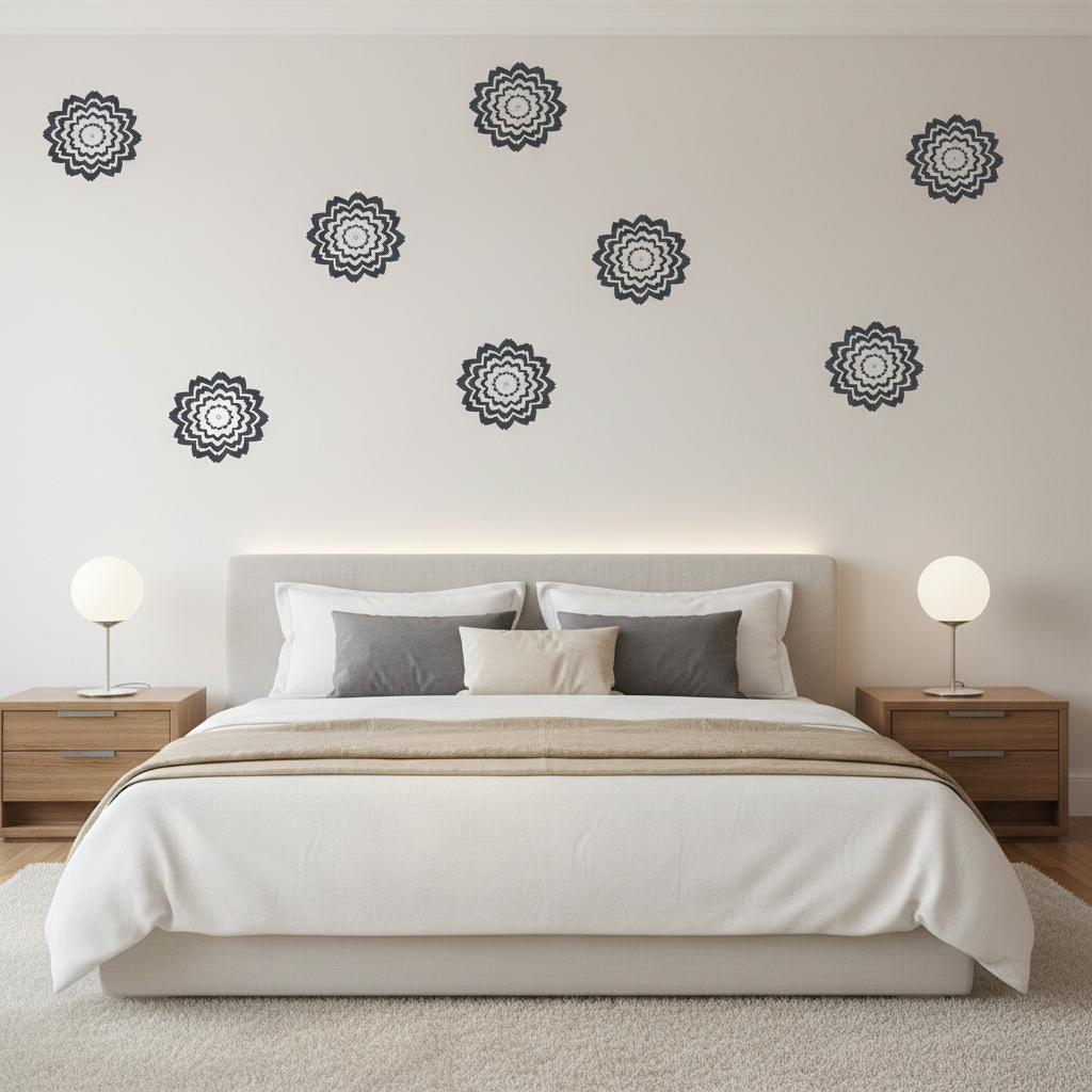 Floral Wall Decal Stickers In Many Colors