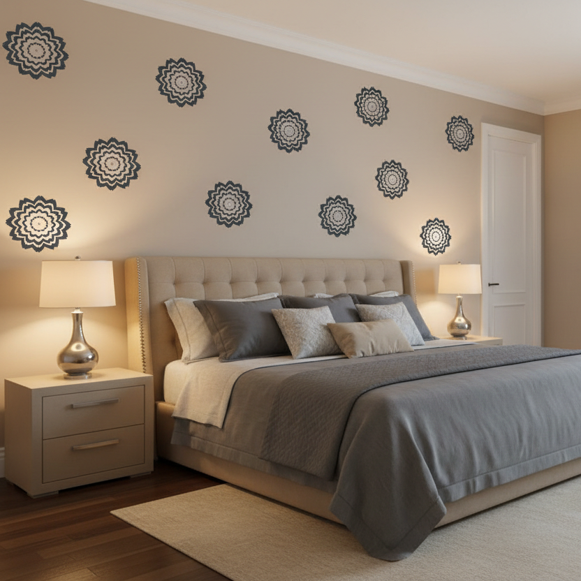 Floral Wall Decal Stickers In Many Colors