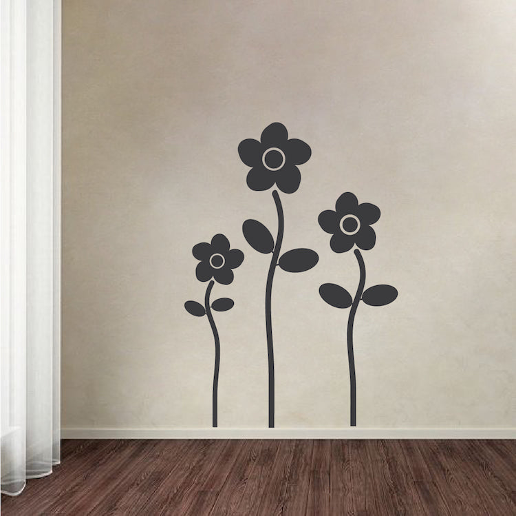 Flowers Wall Decal Stickers