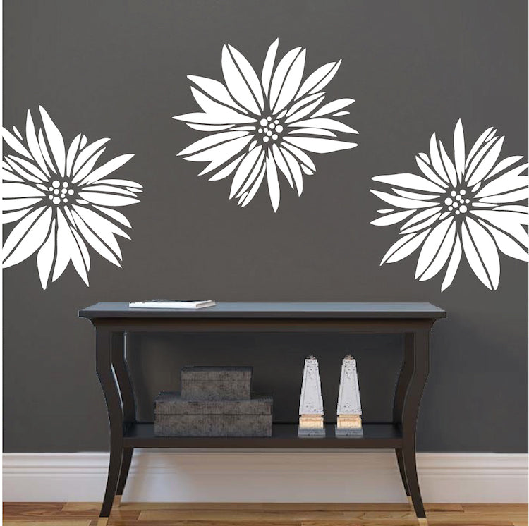Exotic Flower Wall Decals - view 3