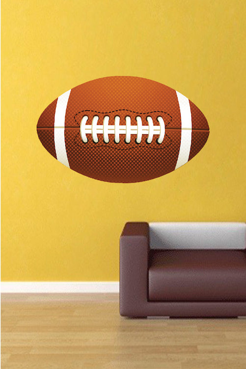 Large Football Wall Decal
