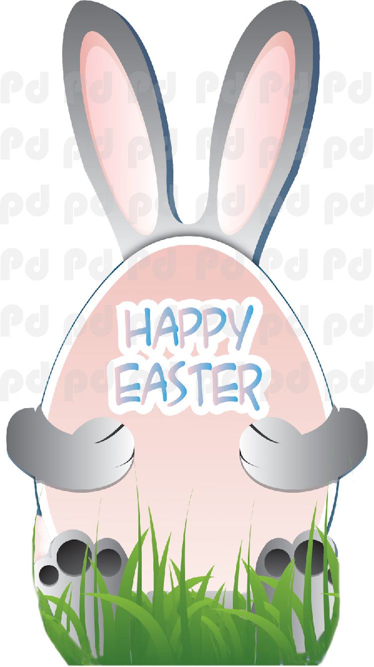 Happy Easter Bunny Wall Decal