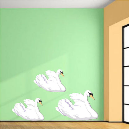 Swan Wall Decal Set