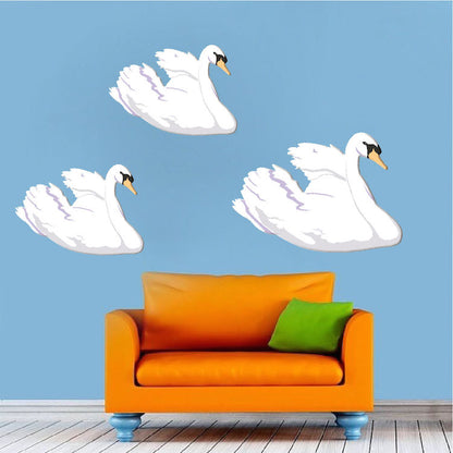 Swan Wall Decal Set