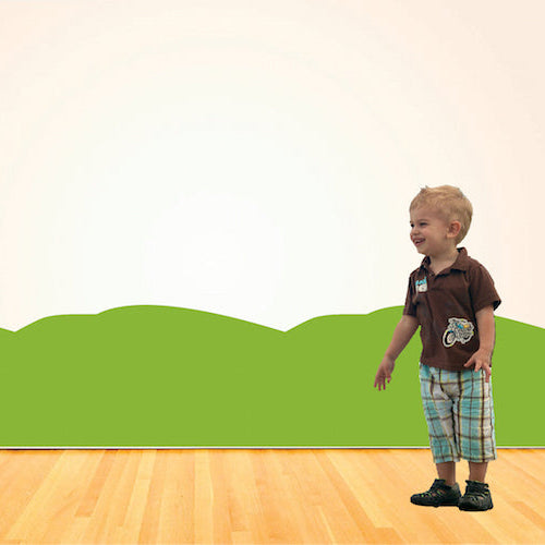 Grass or Wave Wall Decal