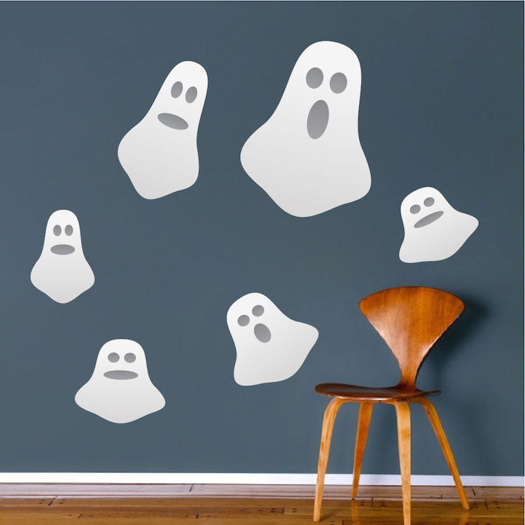 Halloween Ghosts Wall & Window Decal – Removable Vinyl