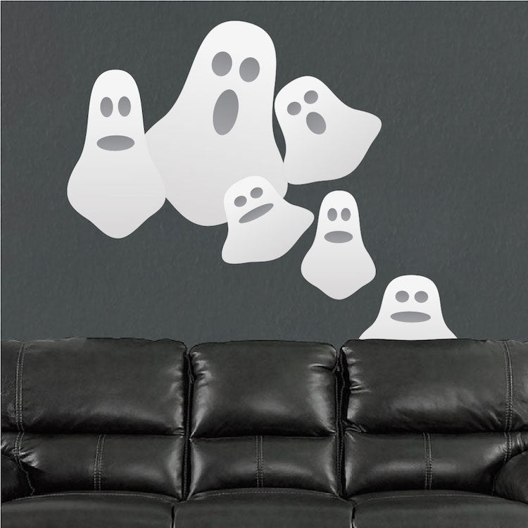 Halloween Ghosts Wall & Window Decal – Removable Vinyl