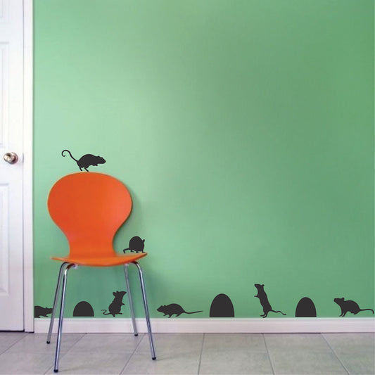 Mice & Mouse Holes Halloween Wall Decals - additional product image