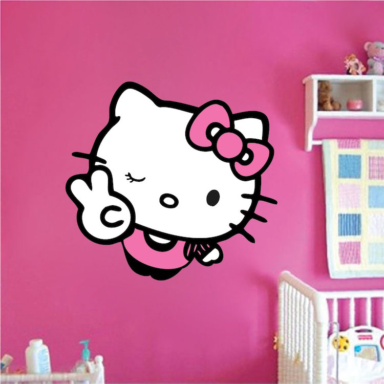 Winking Cat Decal