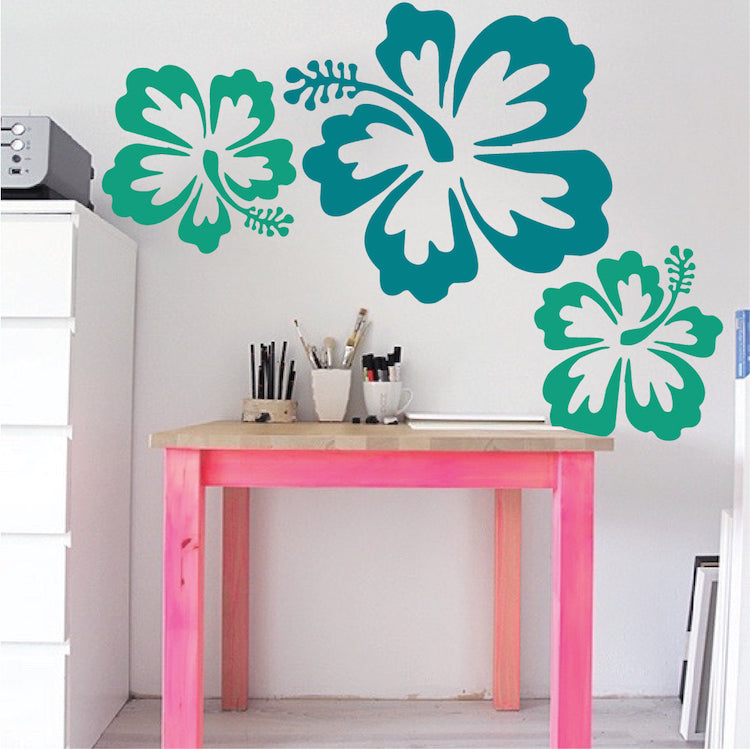 Hibiscus Flower Wall Decal