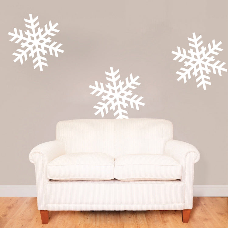 Snowflake Wall & Window Decals - Set of 4 - additional product image