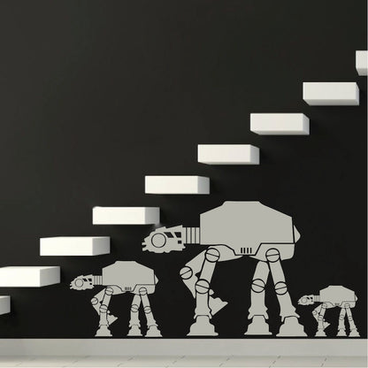 Mechanical Space Walker Wall Decal - view 2