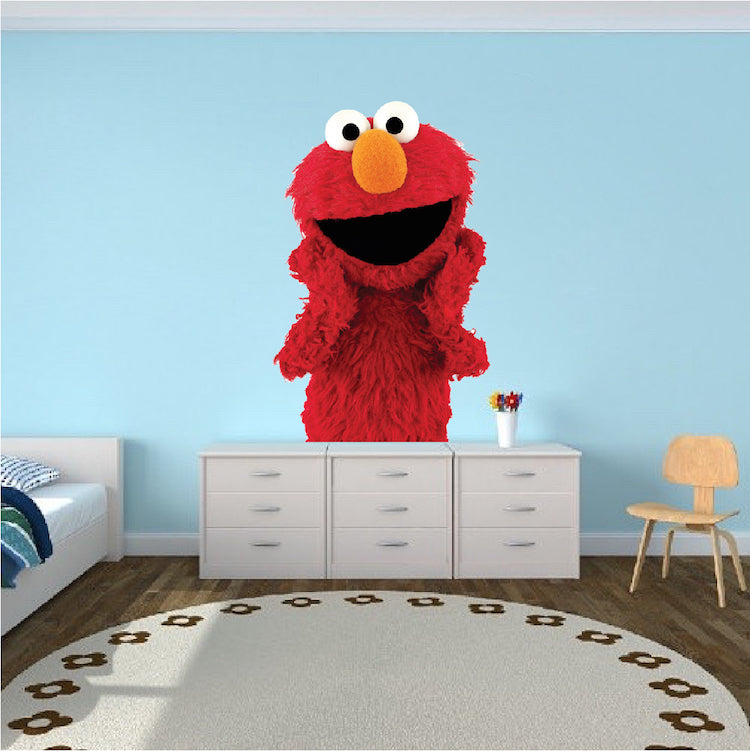 Red Monster Wall Decal