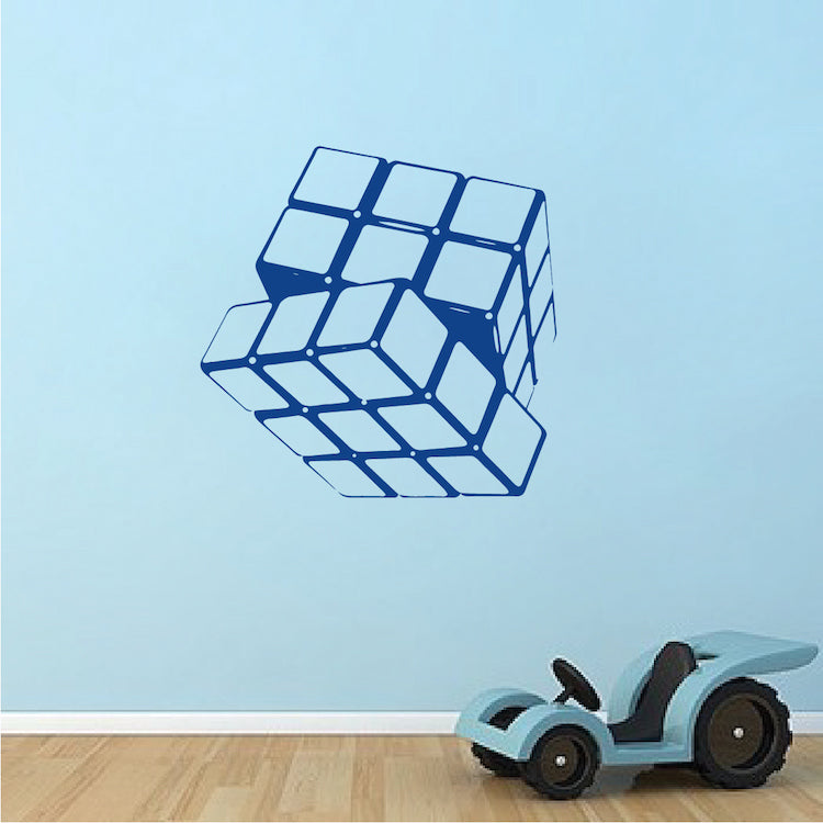Puzzle Cube Wall Decal - view 3