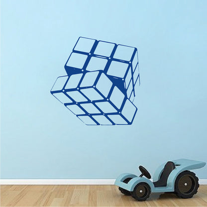 Puzzle Cube Wall Decal - view 3
