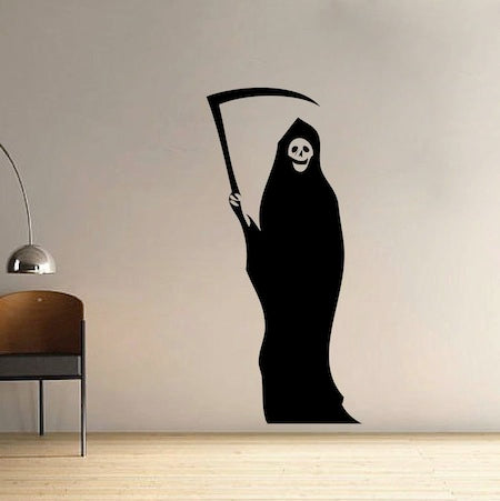 Grim Reaper Halloween Wall Decal