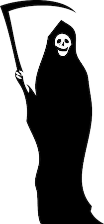 Grim Reaper Halloween Wall Decal - additional product image
