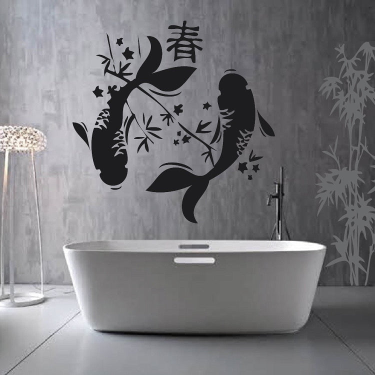 Koi Fish Wall Decal - view 4
