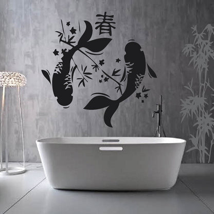 Koi Fish Wall Decal - view 4