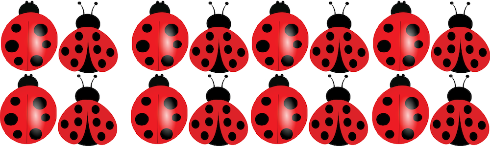 Ladybug Wall Decals – Cute Nursery & Kids Room Decor