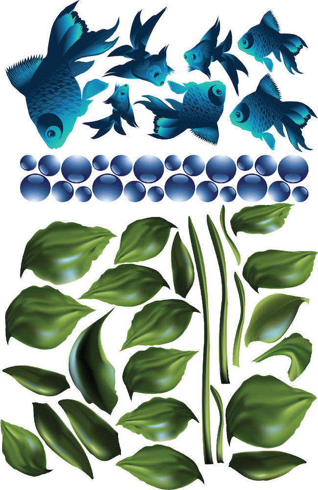 Colorful Fish Wall Decals
