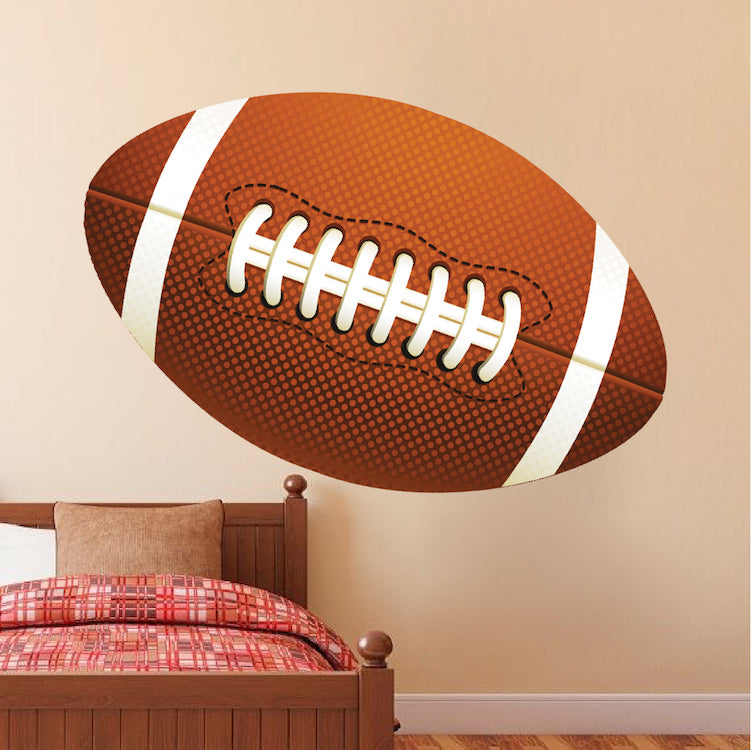 Large Football Wall Decal