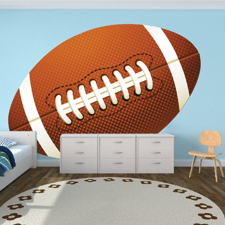 Large Football Wall Decal