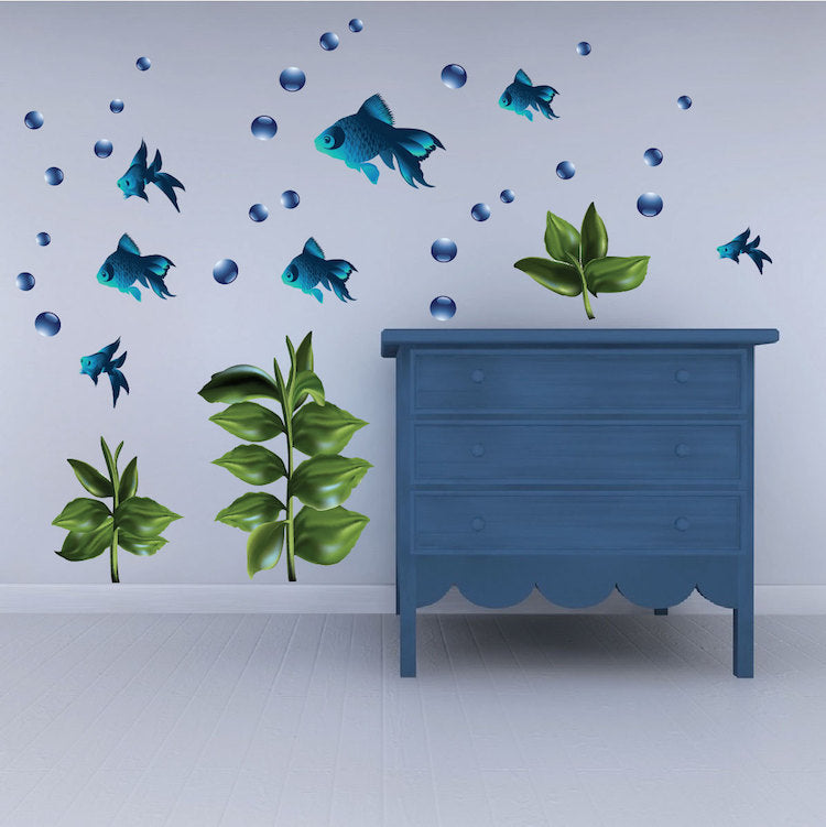 Colorful Fish Wall Decals