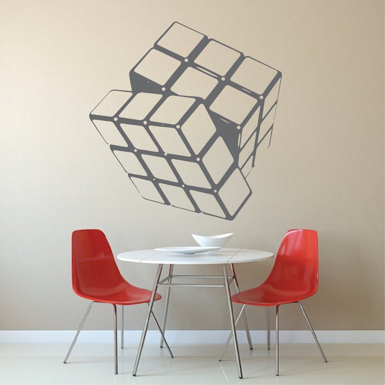 Puzzle Cube Wall Decal - view 2