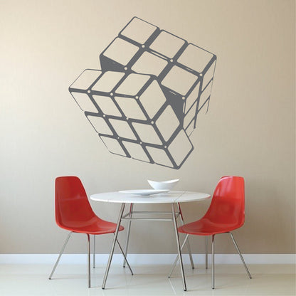 Puzzle Cube Wall Decal - view 2