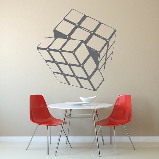 Puzzle Cube Wall Decal - view 2