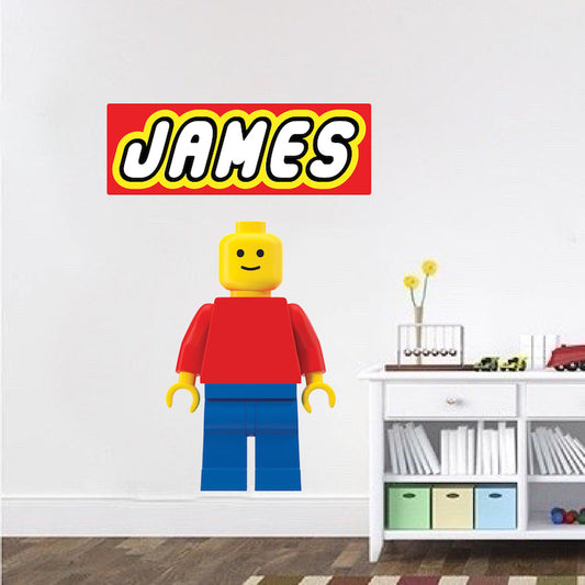 Block Character Decal