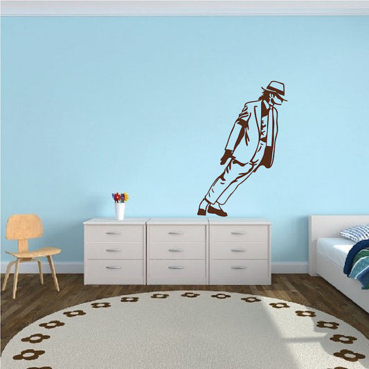 Leaning Dancer Silhouette Wall Decal