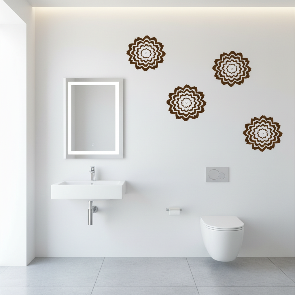 Floral Wall Decal Stickers In Many Colors
