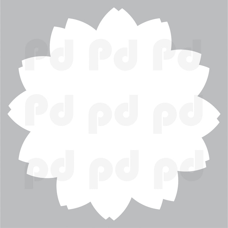 Flower Dry Erase Decal