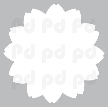 Flower Dry Erase Decal