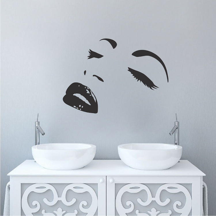 Modern Face Wall Decal