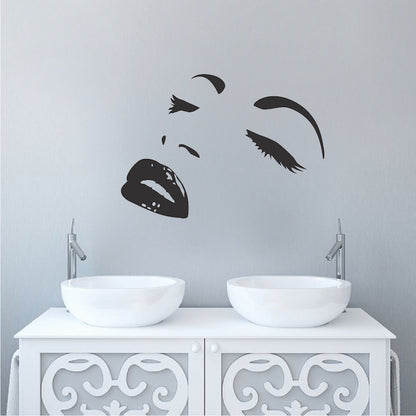 Modern Face Wall Decal