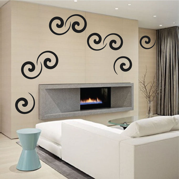 Swirl Wall Decals