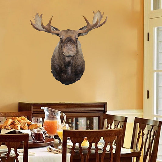 Moose Head Wall Decal