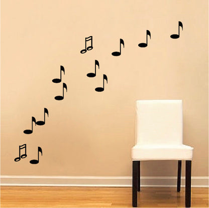 Music Note Wall Decal Set - view 3