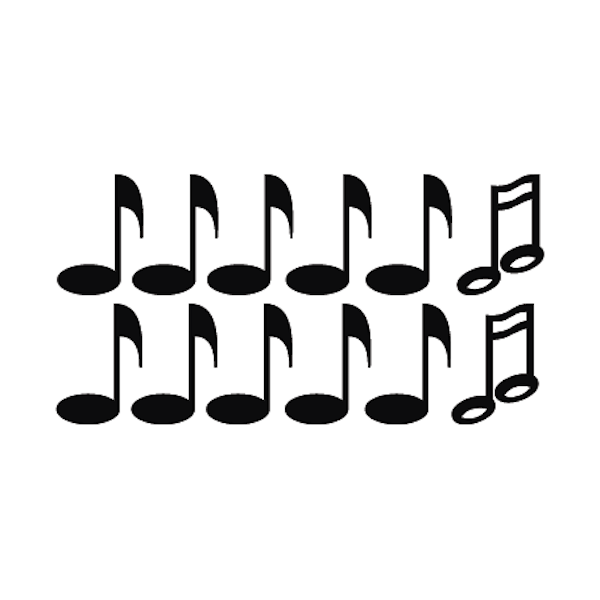 Music Note Wall Decal Set - view 4