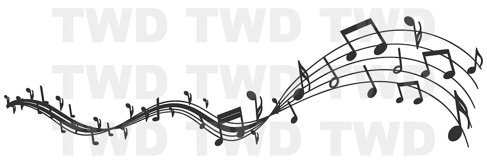 Music Melody Wall Decal