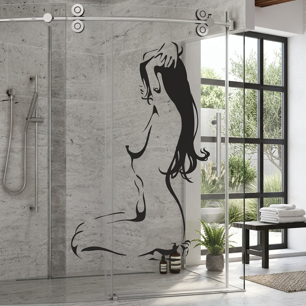 Stretching Figure Wall Art Decal