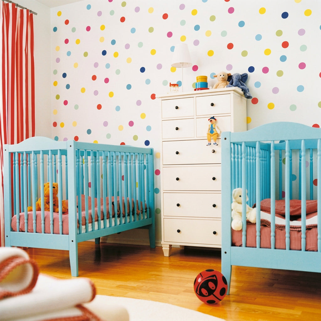 Mini Polka Dot Wall Decals - Set of 175 - Design 2 - view 2