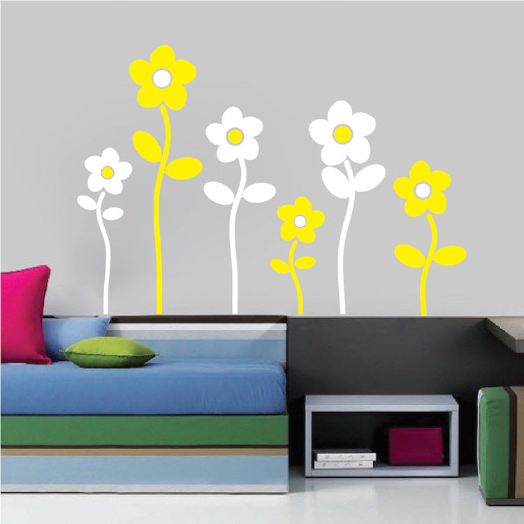 Flowers Wall Decal Stickers